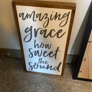 Beautiful wooden sign